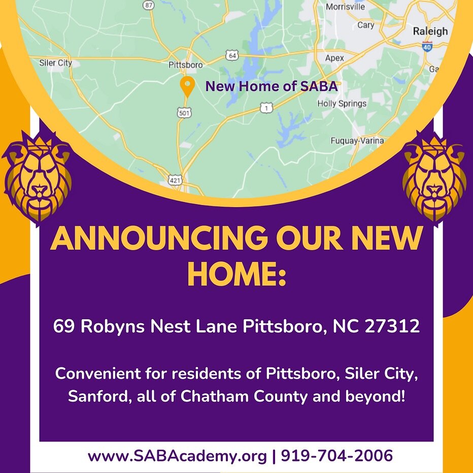 SABA annonced the location of its new school Thursday. The building will be located at 69 Robyns Nest Ln. in Pittsboro.